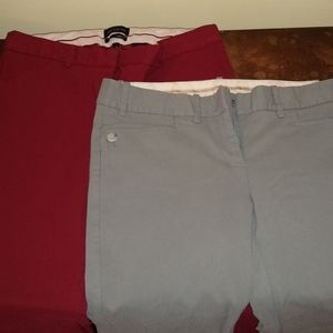 Lot of 2 The Limited Drew Fit Size 8 Pants